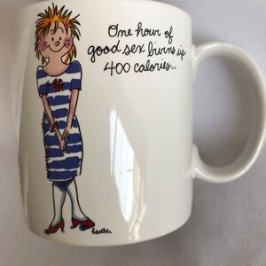 Applause humorous sex burning calories coffee mug